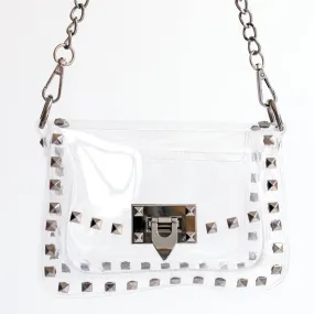 Clearly Handbags - The Jackie in Gunmetal 